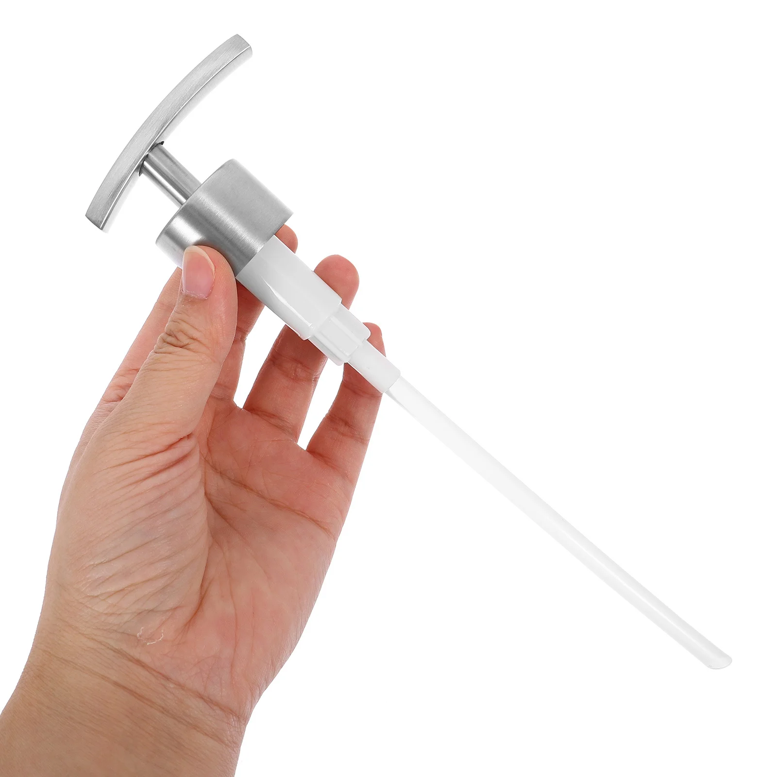 

Soap Dispenser Pump Stainless Steel 2.5Cm Opening Tube For Lotion Shampoo Conditioner Travel Bottles Replacement