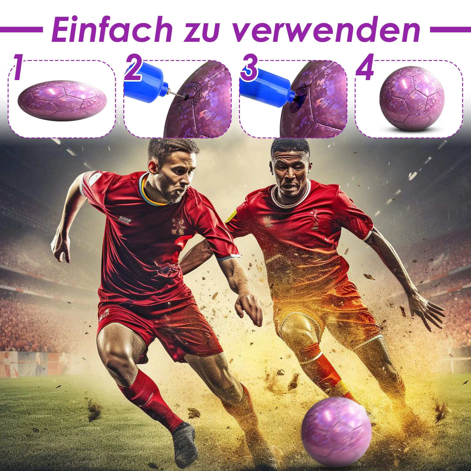 New Football Size 5 Suitable For All Skill Levels For Indoor And Outdoor Fun And Challenging Match specific ball Football