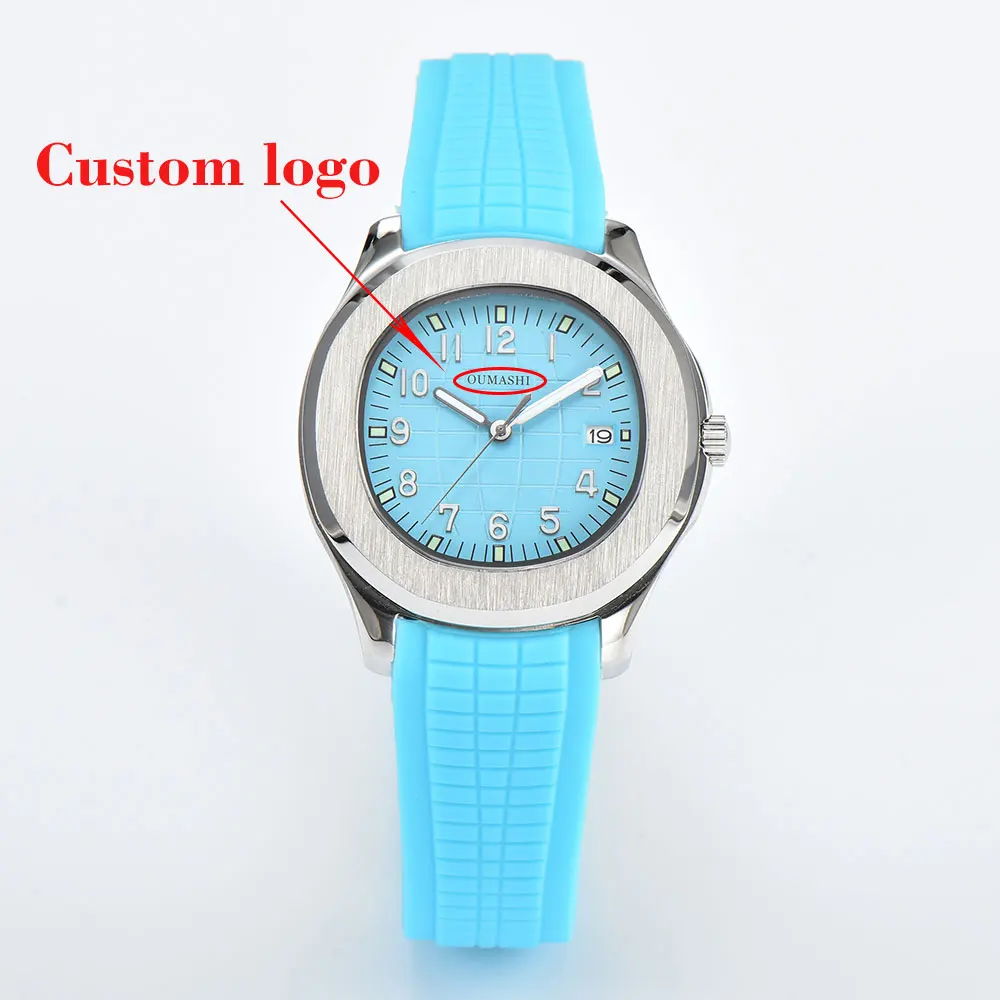 41mm  Men's Automatic Mechanical Watch 316L Stainless steel case Sapphire Glass 100m waterproof Luxury Watch Blue Green