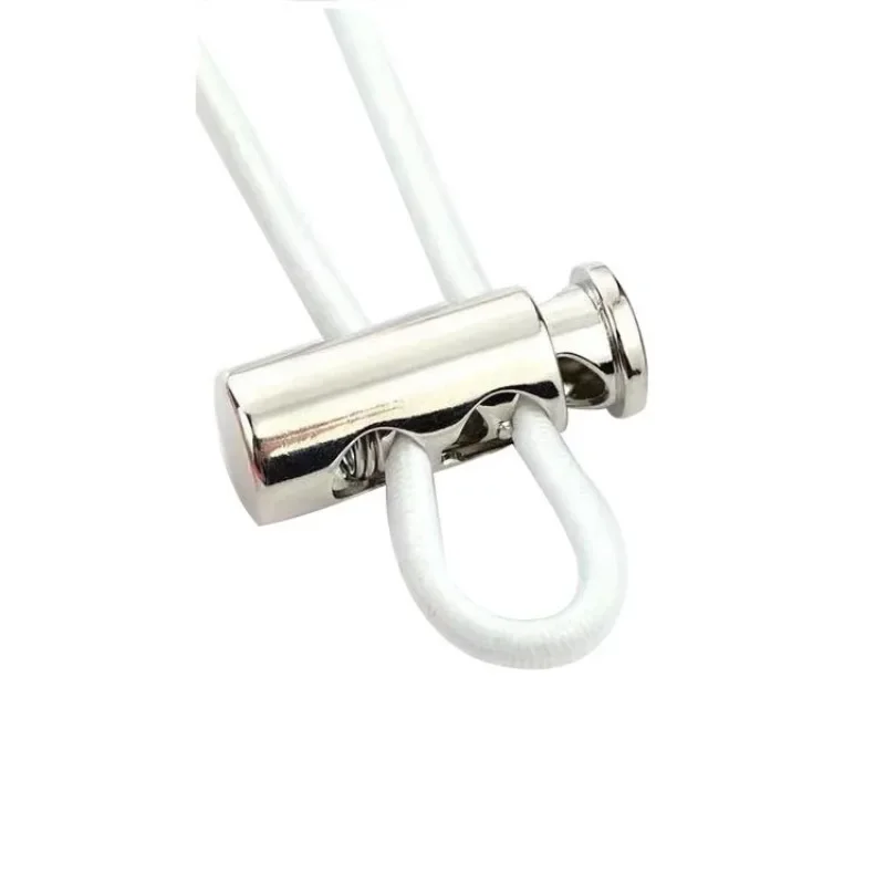10pcs Zinc Alloy Cord Locks Smooth Plating Metal Cordlocks Spring Adjustable Buckles Clothing Accessories
