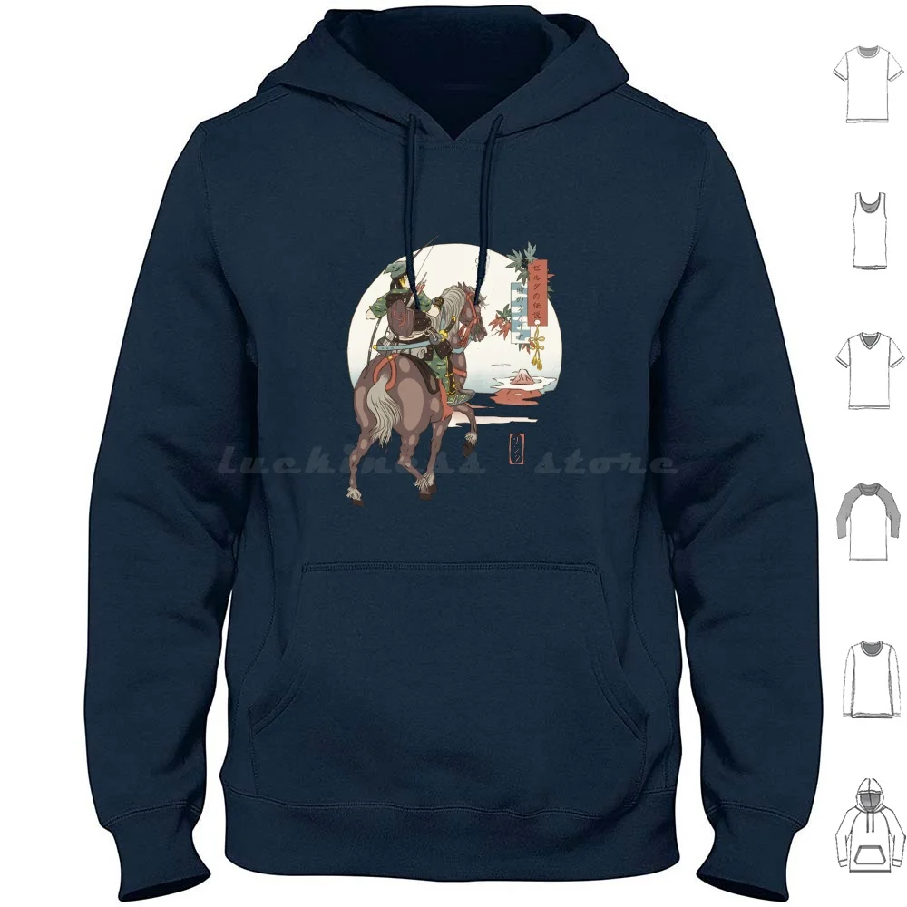 Hero Of The Past Hoodie cotton Long Sleeve Ukyio E Japanese Vintage Japan Traditional Nature Sketch Classical Actor Japanese