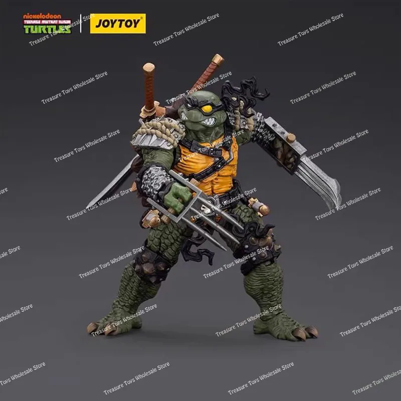 متوفر في المخزون JOYTOY 1/18 TMNT الشكل JT00881 JT01000 JT01017 Krang Slash Tokka أنيمي عمل أرقام التماثيل نماذج اللعب الهدايا #6
