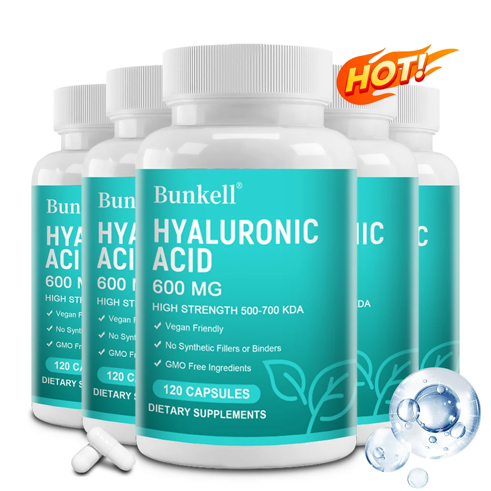 

Hyaluronic Acid Capsules - Dietary Supplement Antioxidant Deeply Nourish Skin Brighten Elastic Skin and Joints Health