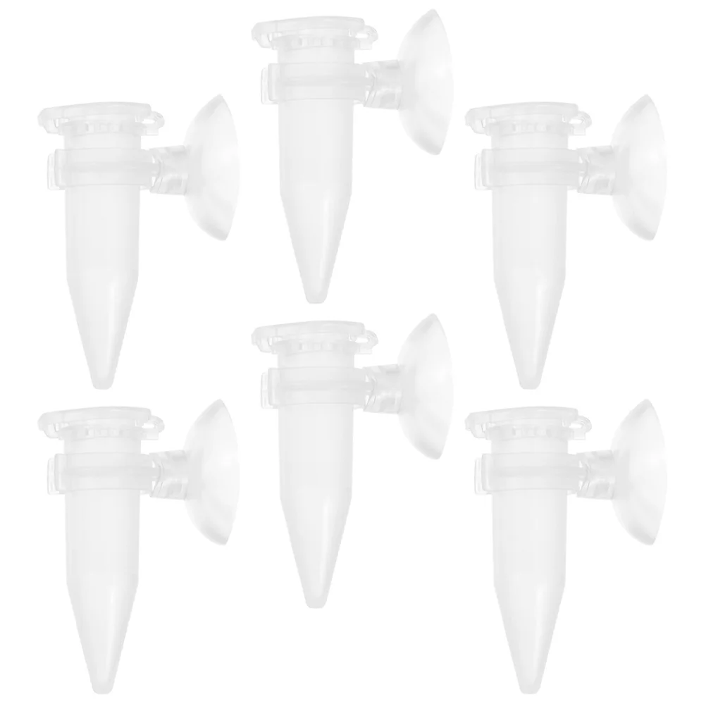 

FONDOTIN 6Pcs Automatic Brine Shrimp Feeder Plastic Reusable Fish Tank Aquarium Food Dispenser Bowl Accessory