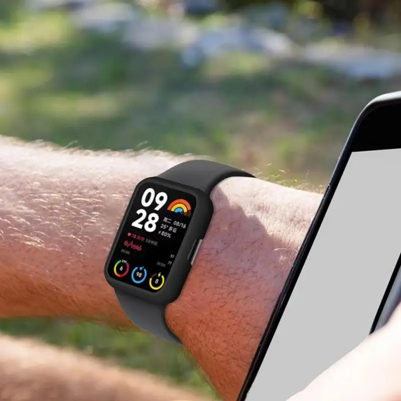 Band 8 Pro Fall Hard PC Displays chutz rahmen Stoßstangen abdeckung Smart Watch Abdeckung Hülse Rahmen Stoßstangen schutz Zubehör