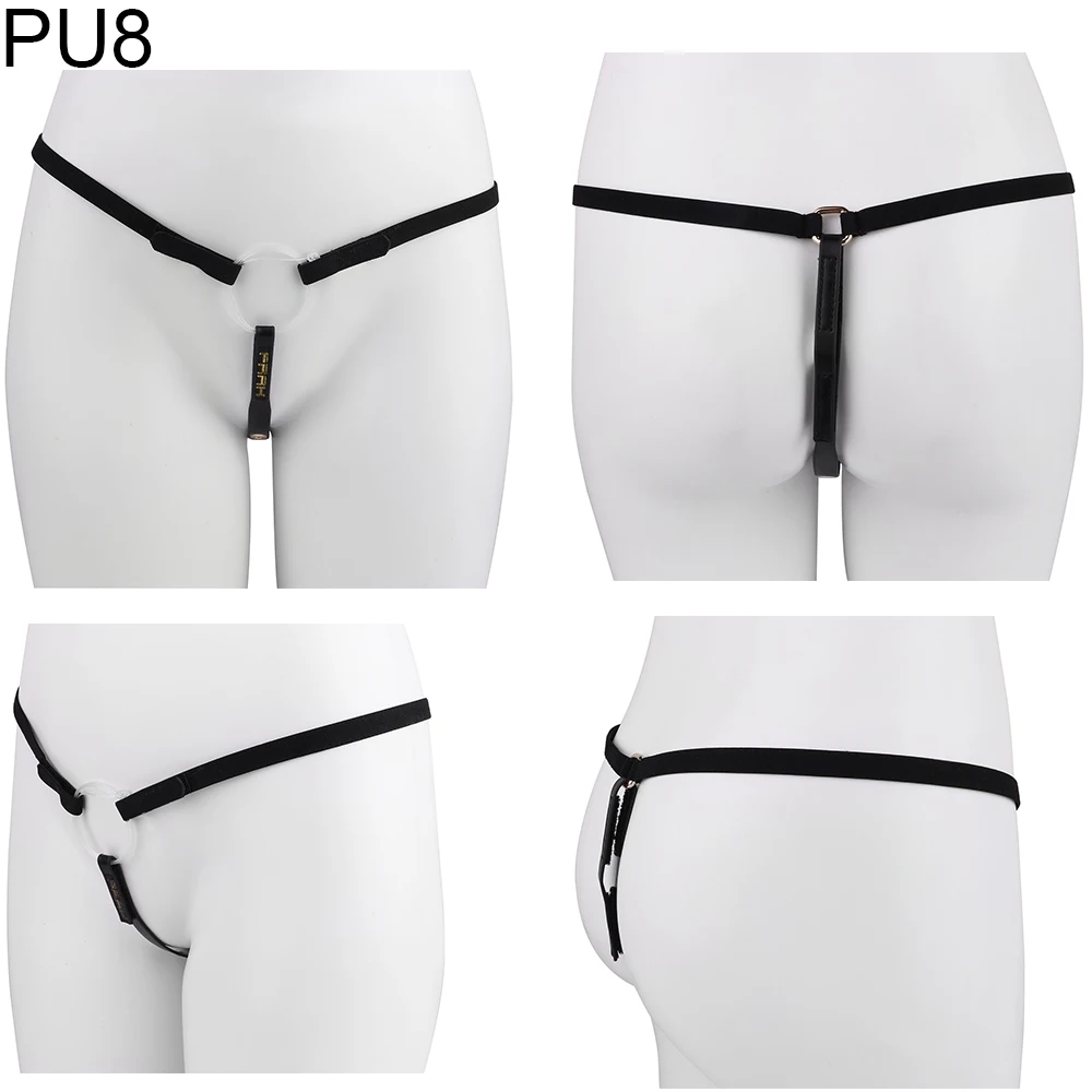 QKKQ Adjustable Chastity Belt For Penis Cage Elastic Strap Body Bondage Pleasure Accessories BDSM Sex Tool For Couple Erotic Toy - view 6