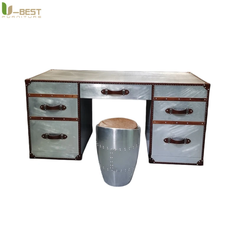 

Loft Industrial Aviato Boss Table Living Room Furniture Sofa Table Classic Office Computer Chair Personalization Pub Club Study