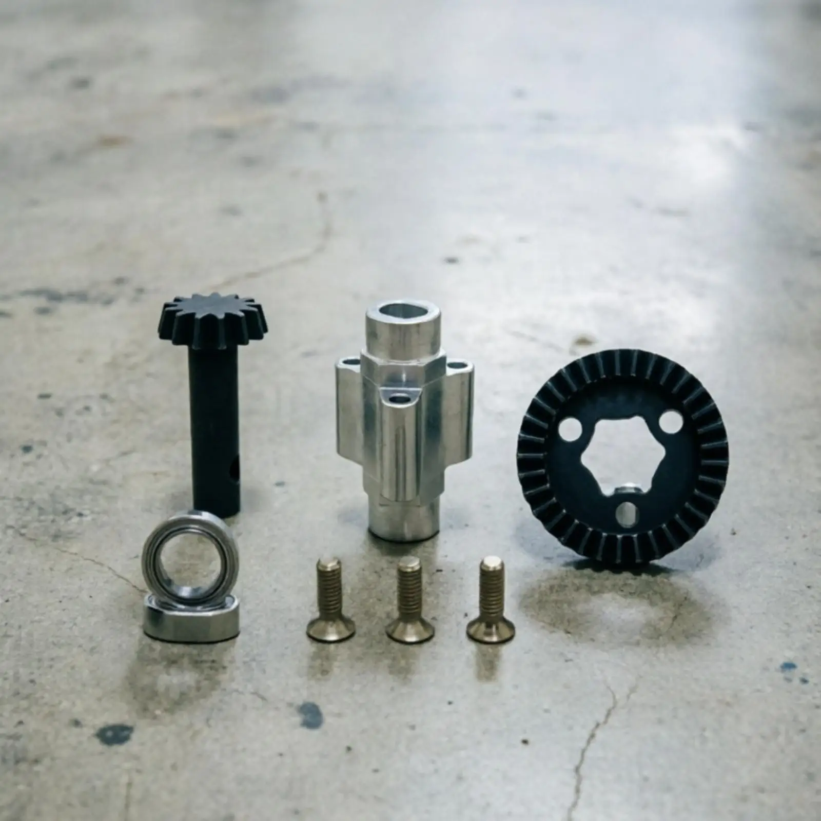 RC Car Differential Gear Set 1/12 Scale Front Rear Axle Drive Shaft Metal Replacement for H12Y H12P Truck