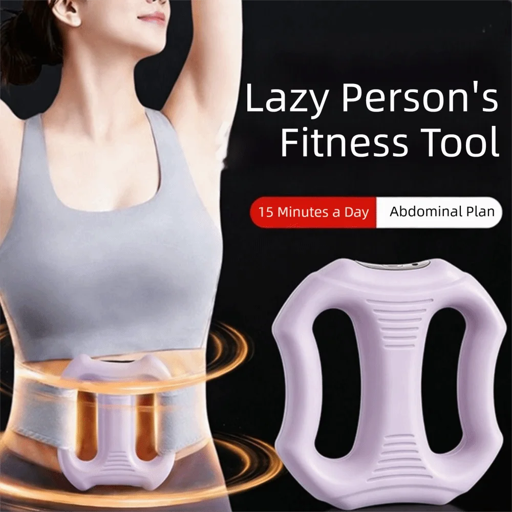 Portable Fascia Massage Ring Adjustable Speed Cordless Muscle Handheld Massager USB Charging with Belt Full-Body Fascia Ring