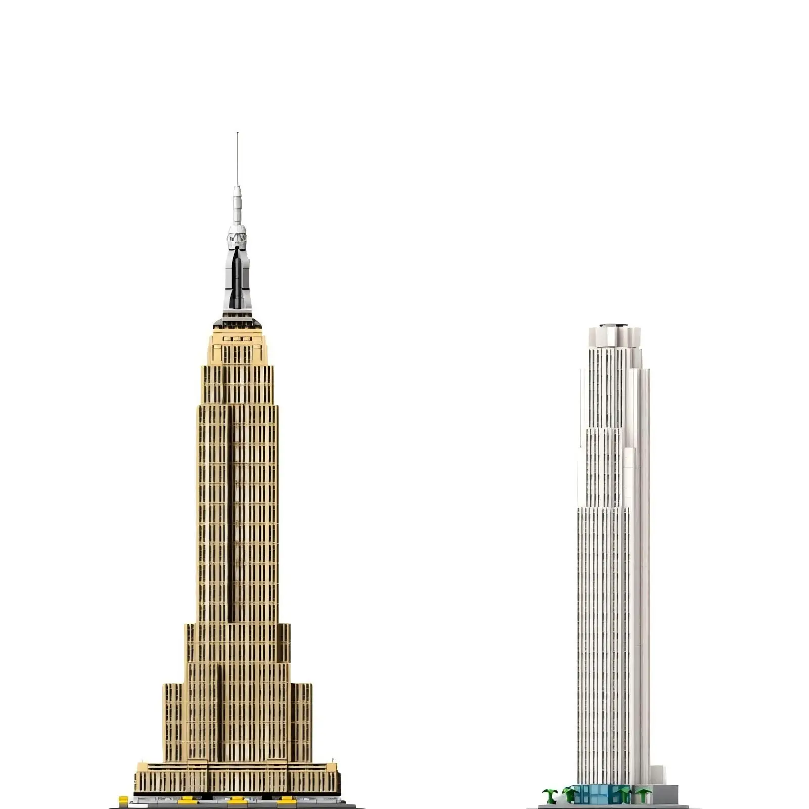 

MOC знаменитая городская архитектура, сборочная модель соотношения 1:800, головоломка, детская игрушка, подарок на день рождения, американская банковская башня, набор строительных блоков