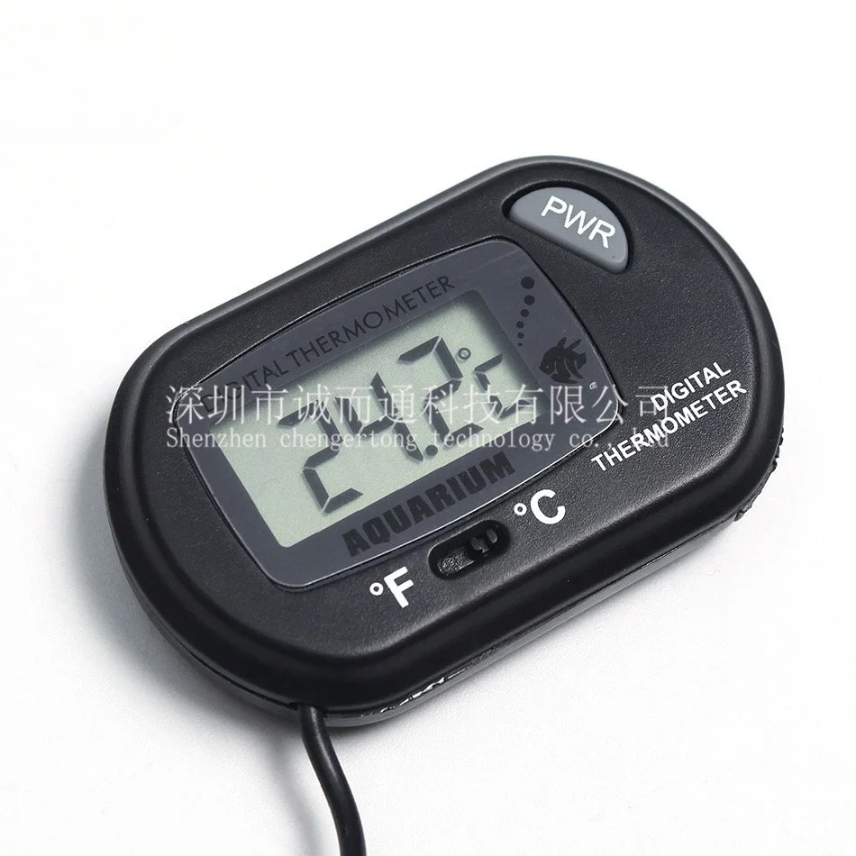 

New Fish Tank Thermometer Reptile Sea Turtle Suction Cup Diving Pet Case With Probe Electronic Thermometer ST-3tool