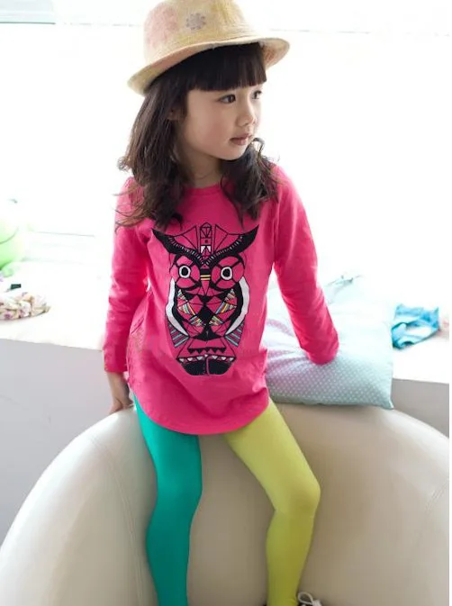 Bonbonfarbene gemischte Strumpfhosen für Mädchen, Baby-Stretchhose, Skinny-Hose, Kinder-Tanzstrumpfhose, Frühling und Herbst, farbenfrohe modische Strumpfhose – Detail 9