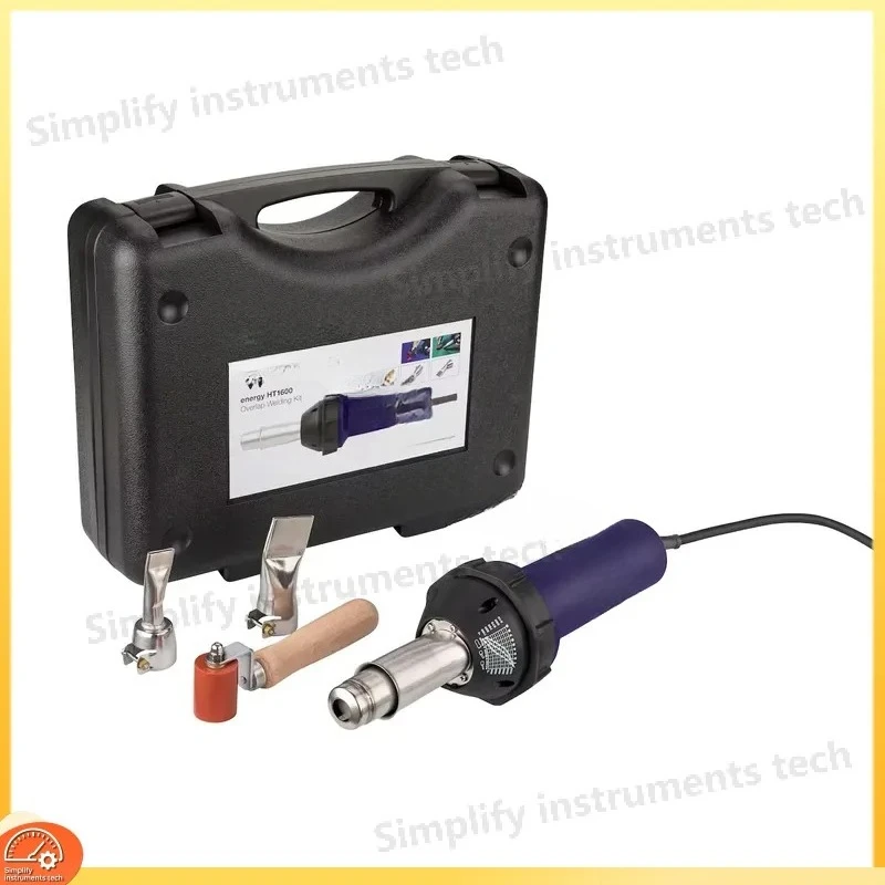 1600W Hot Air Welding Torch HDPE Geomembrane Plastic Welder Heat Gun for PVC TPO Roofing Liner Industrial Heating Tool