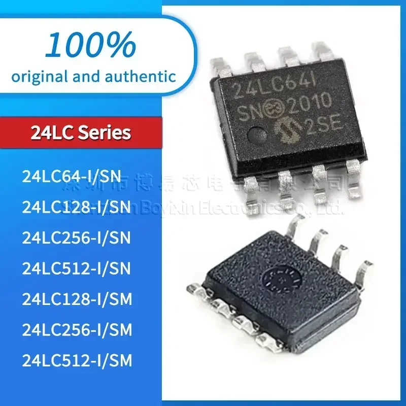 

24LC512 24LC256 24LC128-I/SM 24LC512 24LC256 24LC128 24LC64-I/SN Black PC shell