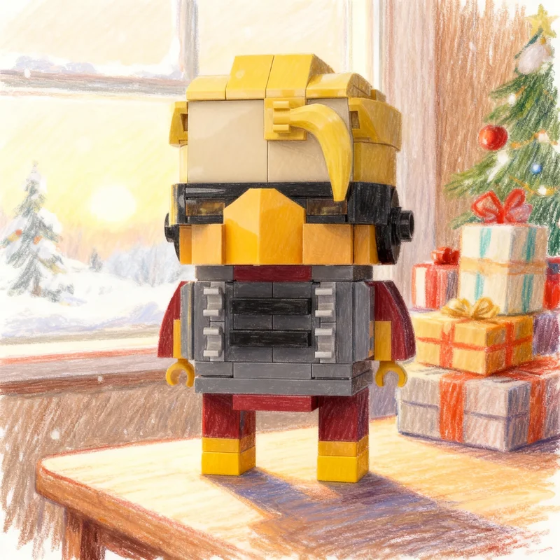 

166pcs MOC CLUEMASTER Brickheadz Model Building Blocks Architecture DIY Christmas Gifts Idea Education Brick Toys Birthday