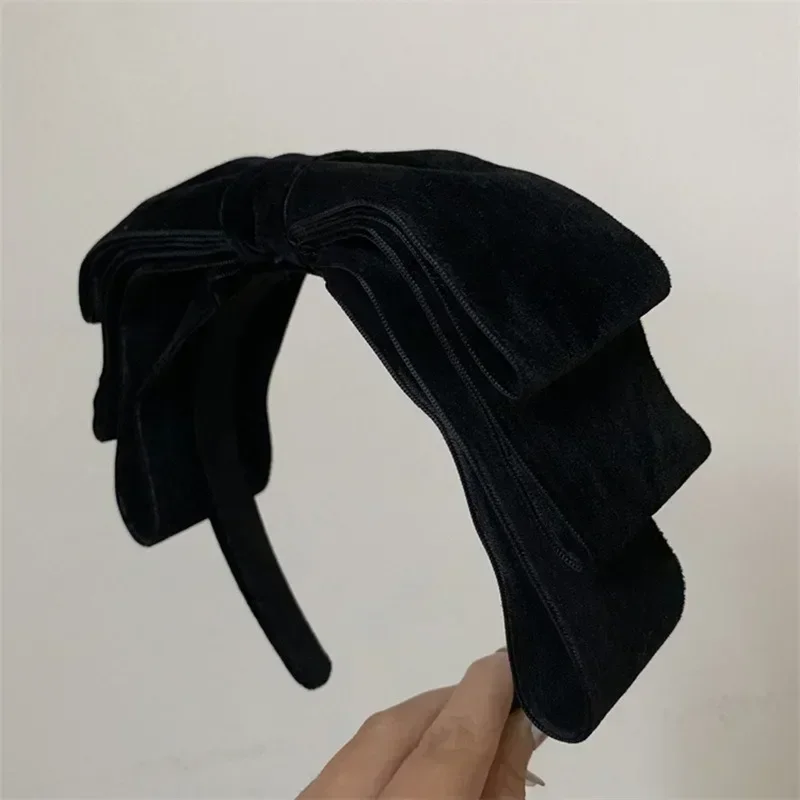 Velvet Cotton Ribbon Hairband Cute Hairpins Girls Hair headband Barrettes Solid Clip Kids Headwear Fashion Hair Accessories