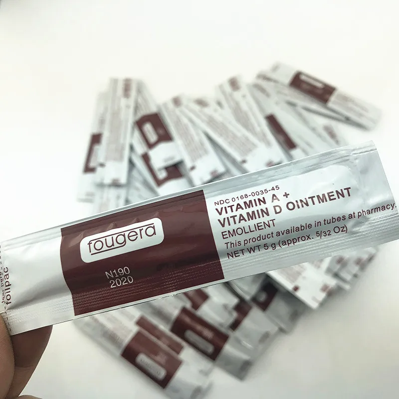 20/50/100Pcs Fougera Vitamin Ointment A&D Anti Scar Tattoo Makeup Aftercare Repair Healing Cream Tattoo Aftercare Cream