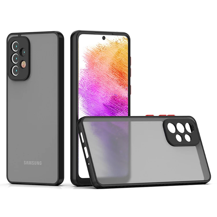 ARMOR Shockproof Matte Case For Samsung Galaxy A13 A23 A33 A53 A73 A12 A22 A32 A42 A52 A72 5G Fundas Bumper Clear Cover Cases