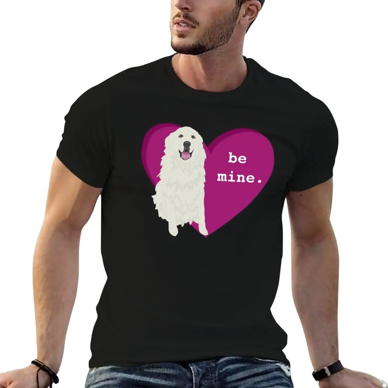 

Great Pyrenees Valentines Day Love T-Shirt cute tops anime clothes new gifts and t-shirts mens t shirt