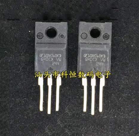 Used  5PCS GF10NC60KD STGF10NC60KD TO-220F   Original disassembly