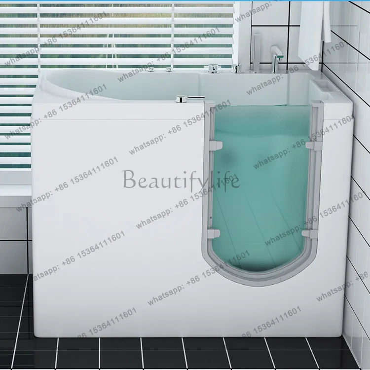 Walk-in side door bathtub Seated barrier-free bath Jacuzzi Wellness and elderly products