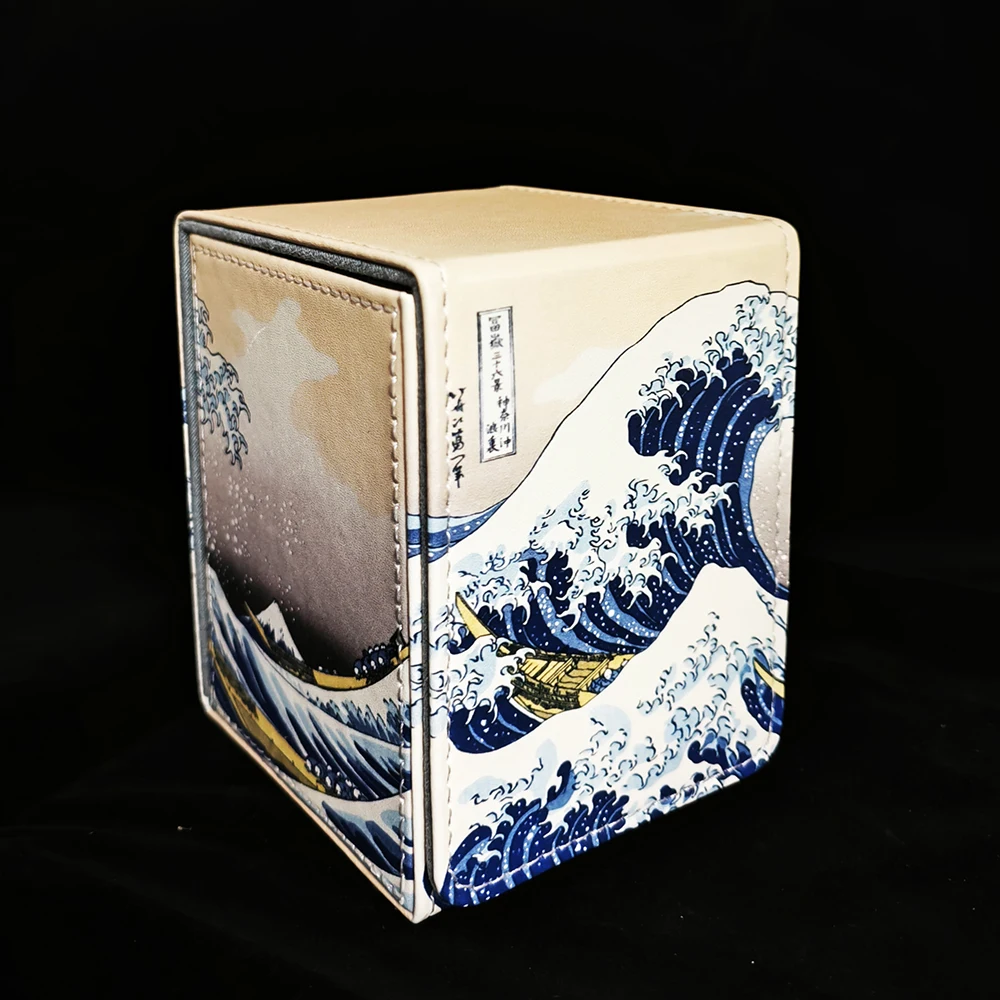 The Great Wave Large Capacity Card Storage Box, Thickened Collection Box (without Cards), Ideal Holiday Gift for Card Collectors