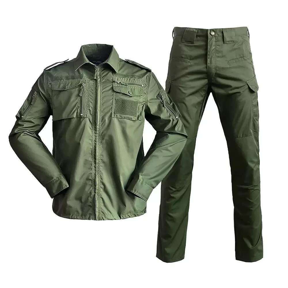 Men's-Camouflage-Suit-Outdoor-Tactical-Uniform-Long-Sleeve-Pants-Set-Military-Style-Workwear-Sports-Hiking-Outdoor-Clothing