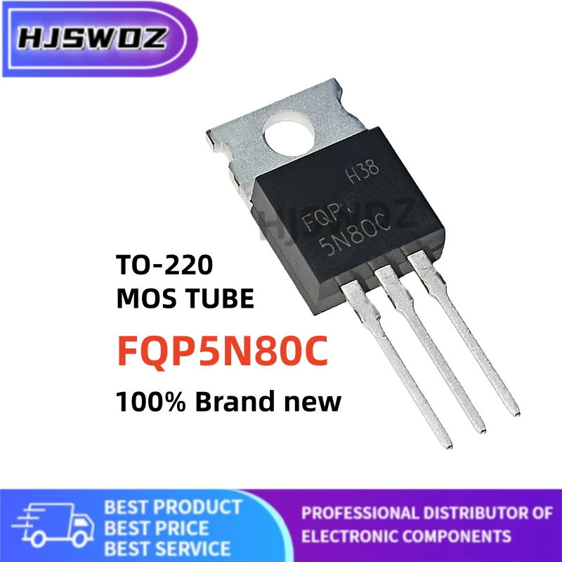 10/20/30Pcs New FQP5N80C FQP 5N80C TO-220 MOS FET Field effect transistor