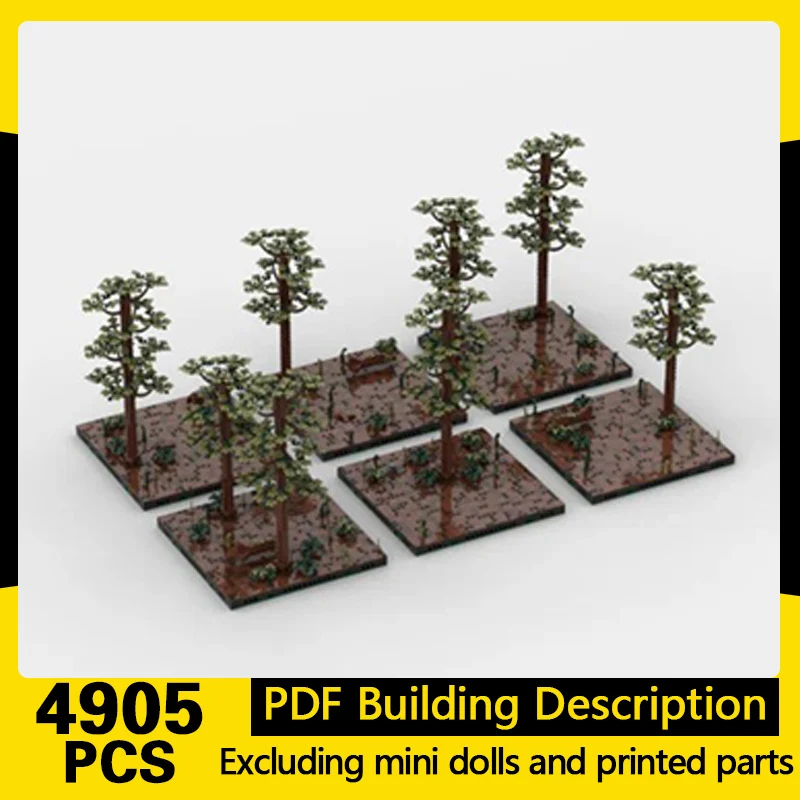 Star Movies Model MOC Building Bricks Forests And Rainforest Woodlands Modular Technology Gifts Holiday Assemble Children Toys