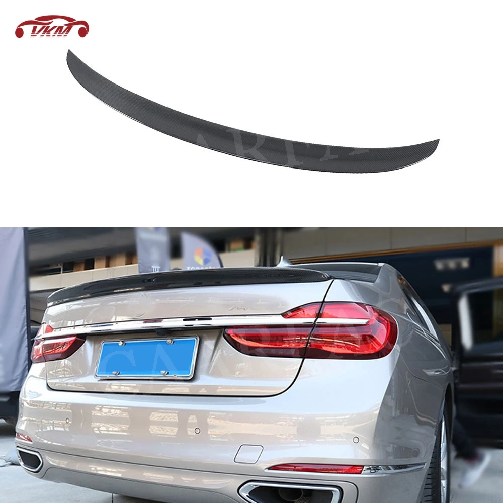 

Carbon Fiber Racing Rear Spoiler for BMW G11 G12 740i 750i 760i Sedan Spoiler 2016-2018 AC Style FRP Boot Duck Trim Wings