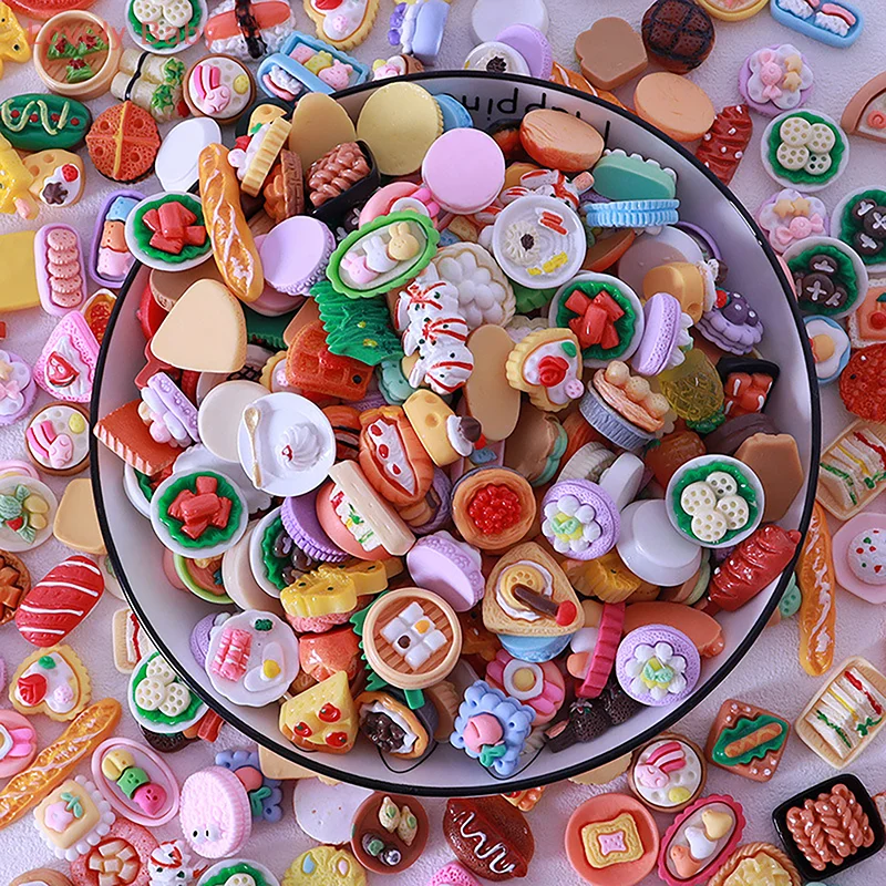 【BBS】10 pezzi mini giocattoli alimentari per casa delle bambole decorazione della cucina per casa delle bambole accessori per casa delle bambole per bambini giochi di imitazione giocattolo