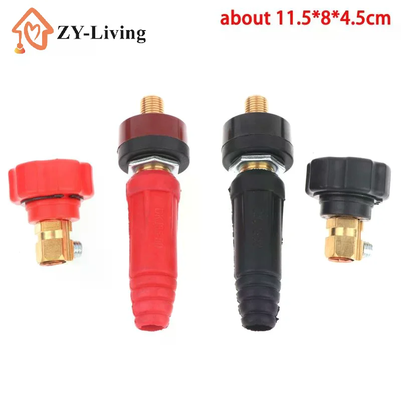 Welding Quick Connector Copper Terminal Insulated Rubber Plug Socket DKJ10-25 DKJ35-50 For Arc Welding Equipment Connection view 6
