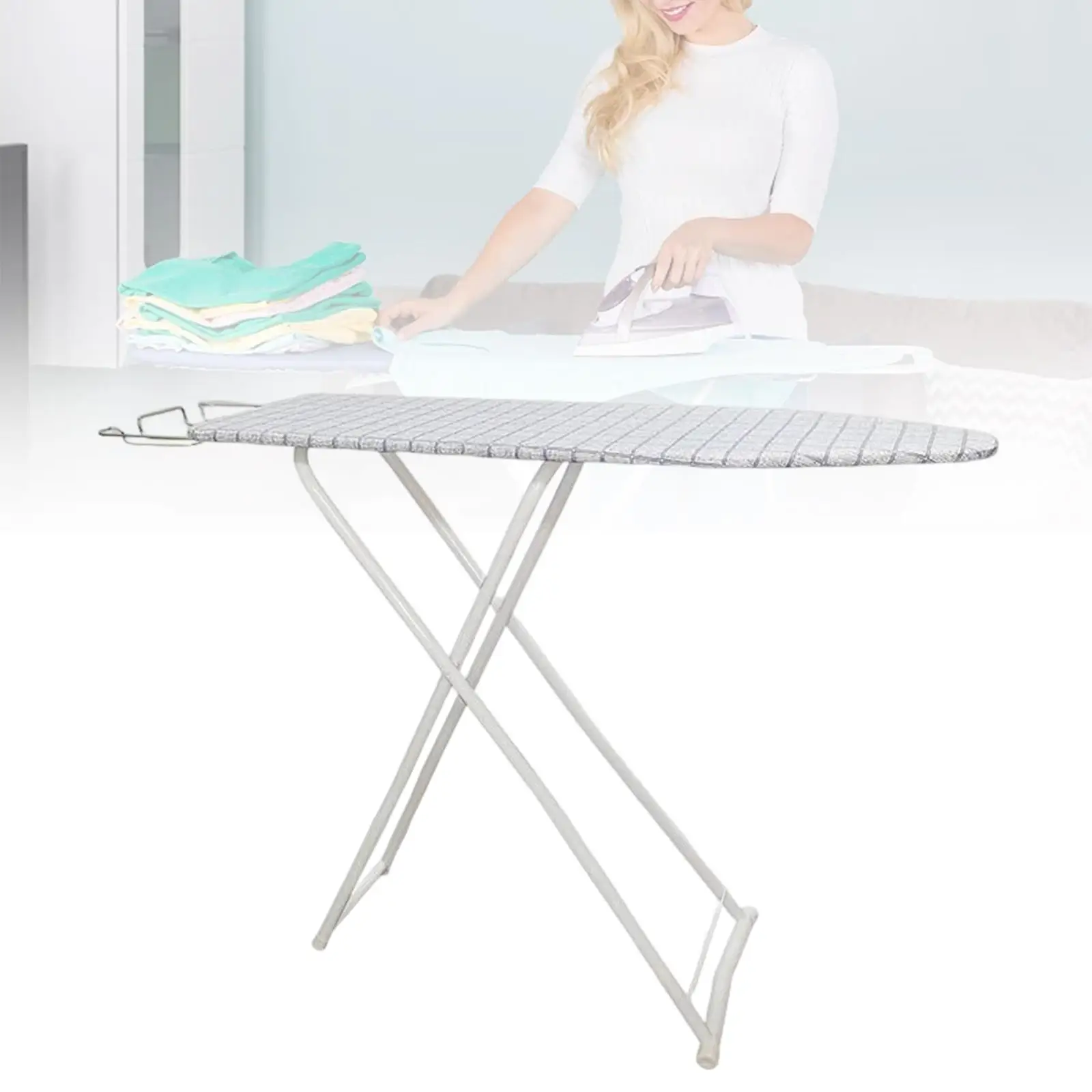 Tabletop Ironing Board with Press Holder Wooden Press Table for Dorm Household Sewing