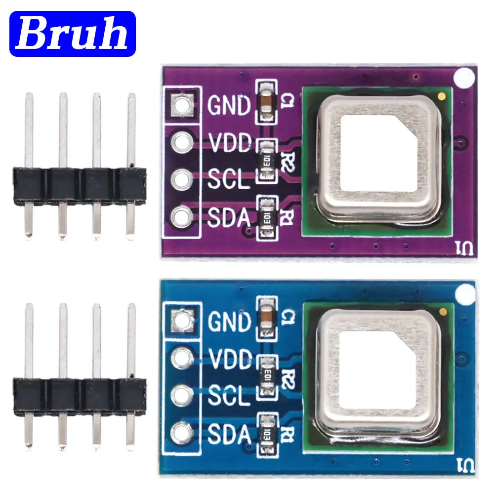 DC 2.4-5.5 V SCD40 SCD41 Gas Sensor Module CO2 Carbon Dioxide Detection Temperature And Humidity 2 In 1 I2C Communication Board