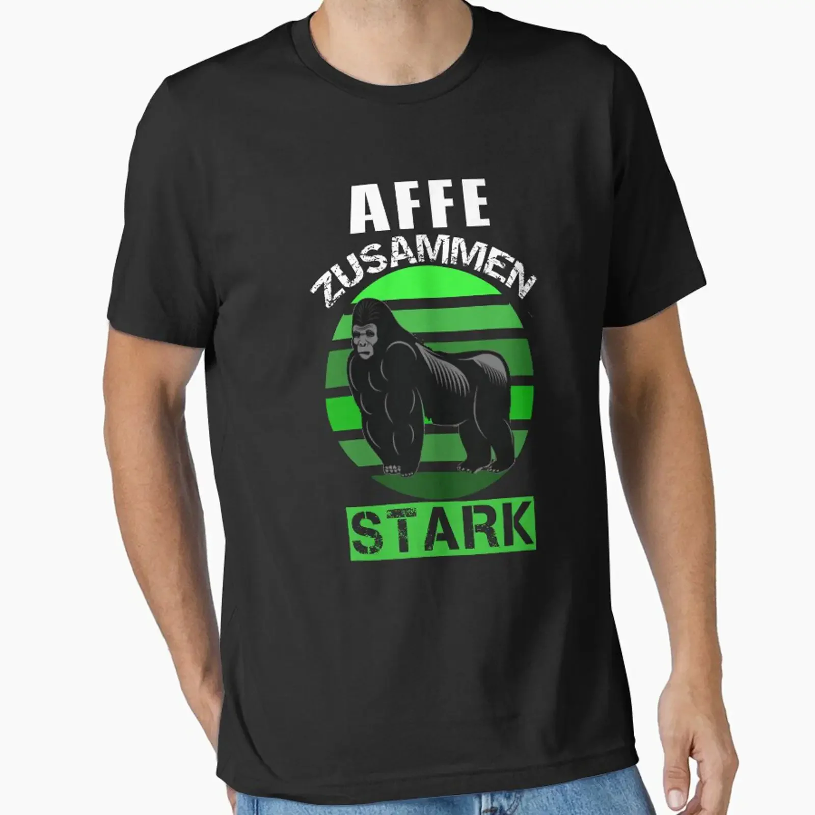 Affe Zusammen Stark Vintage Sunset Essential T Shirt vintage Washed Unisex Stretched designer clothes homme Versatile Soft