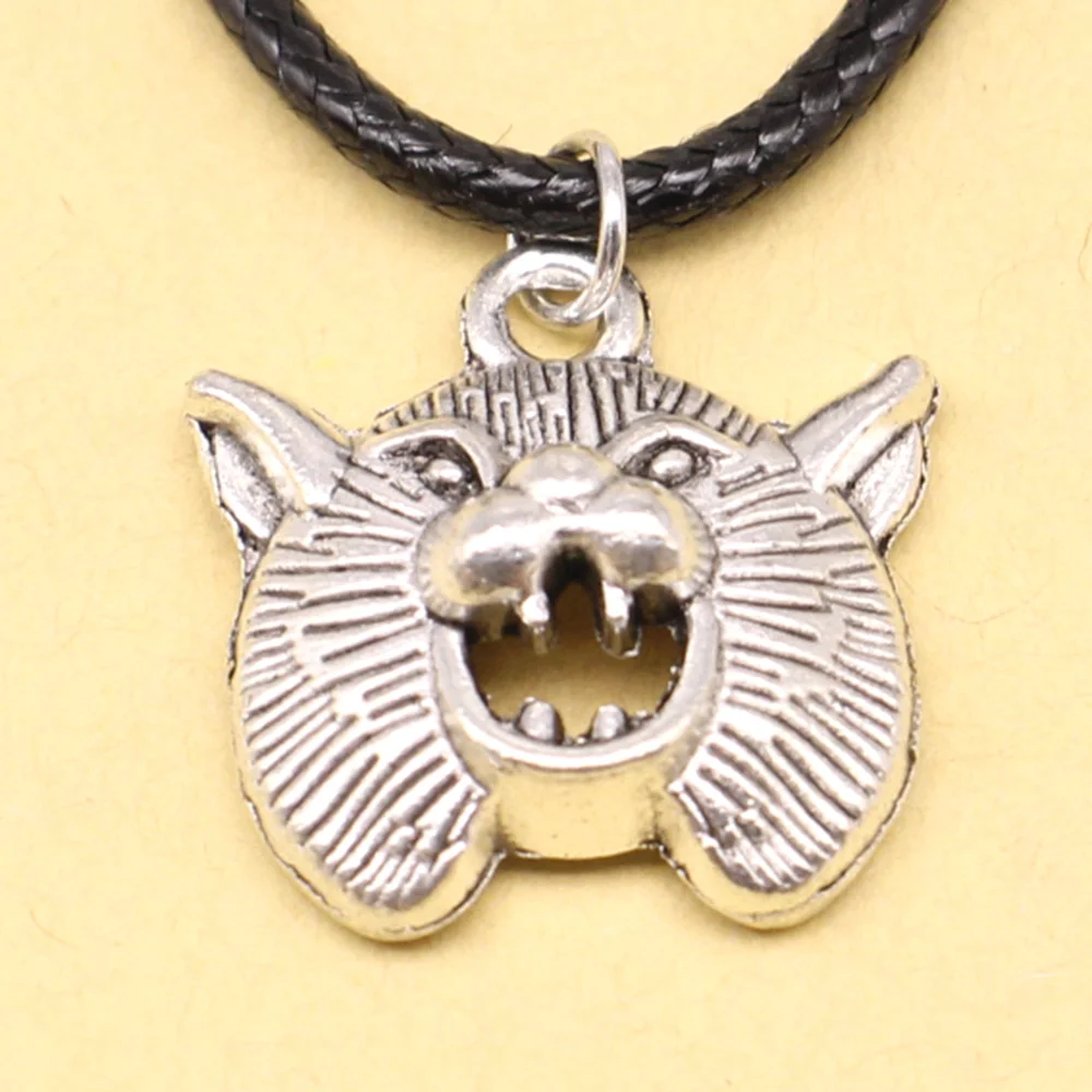 1 Piece 19x20mm Bear Head Necklace Jewelry Jewelry Trendy