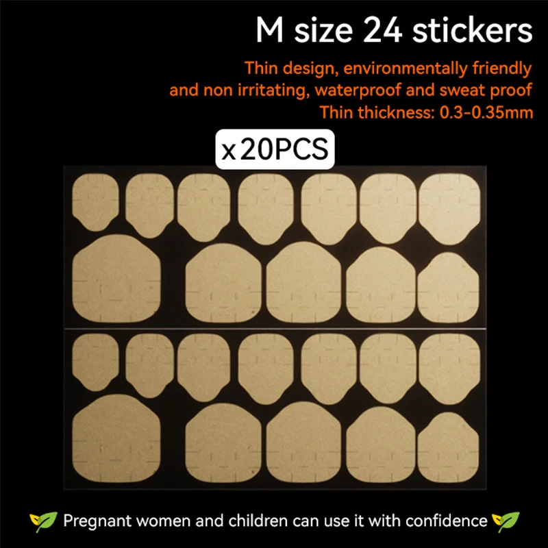 240/480pcs Double Side Nail Jelly Glue Sticker False Nail Glue Paper For Fake Nails Clear Jelly Gel Pad Press On Nails Tools