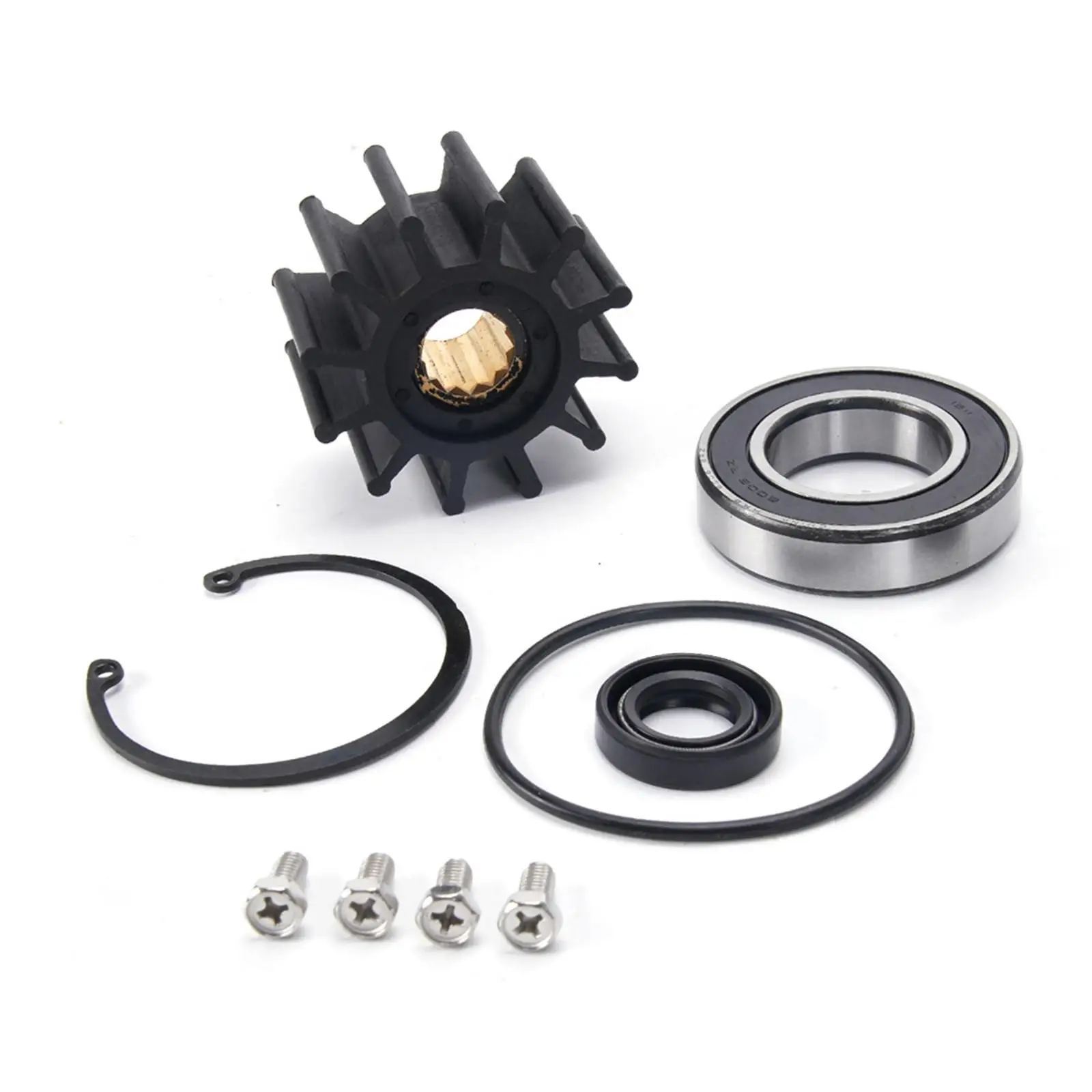 

Sea Water Pump Repair Kit Easily Install Accessory Water Pump Impeller Sturdy Replacement 21214595 21214596 21214599 21214601