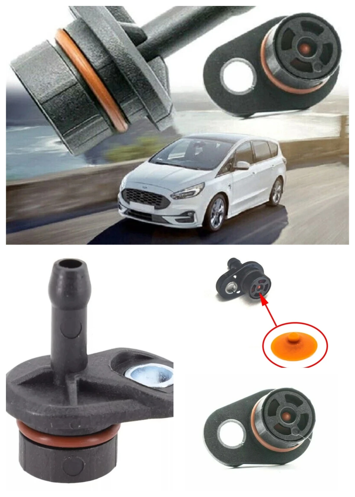 Vacuum Pump Valve Repair Kit For Ford 1.0 1.5 Ecoboost Fiesta Focus Transit CM5G2A451GA 1867424