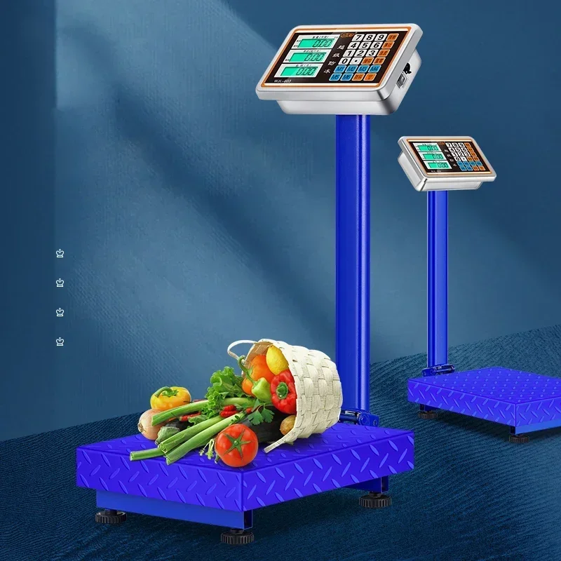 

Портативные электронные весы 220 В 30X40 см, электронные весы 100 кг, коммерческая платформа, 150 кг, значение, маленький домашний фунт