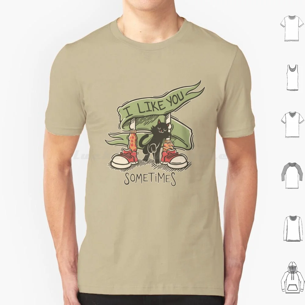 Camiseta I Like You talla grande 100% algodón diseño personalizado barato Tobias Fonseca Tobe Fonseca diseño diseños geniales divertidos Tshrits baratos