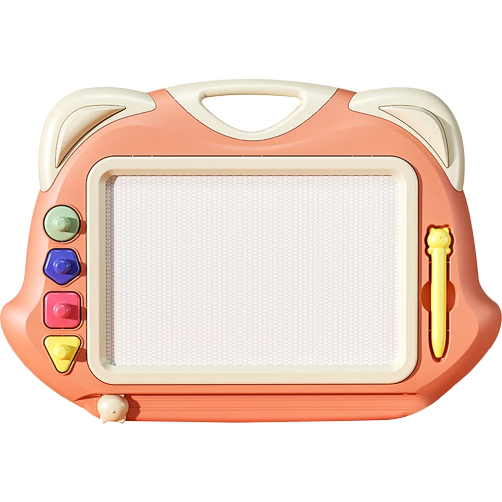 1 set Magnetic Kids Painting Board Reusable -free Large Space Creative Household Toy Pink Doodle
