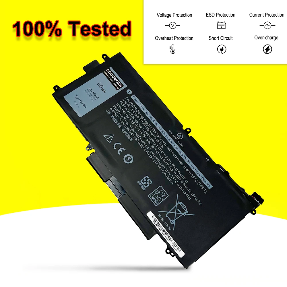 Imagem -03 - Bateria do Portátil para Dell Latitude 7389 7390 Latitude 12 5000 5289 em L3180 E5289 P29s001 P29s002 Série 71tg4 7.6v 60wh K5xww