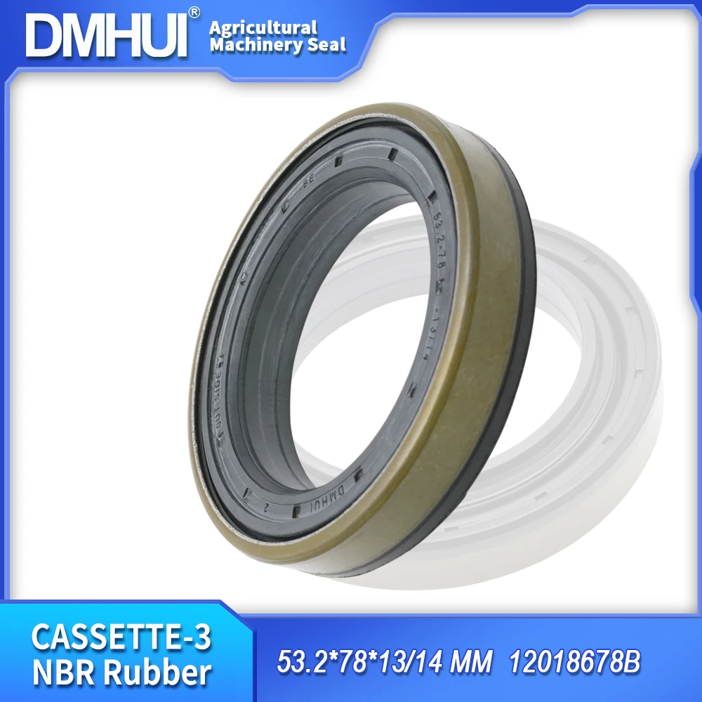 

Differential 12018678B Shaft Seal 53.2x78x13/14mm NBR Rubber - DMHUI Rotary Shaft RWDR CASSETTE-3 Wheel Hub Seal Ring 1197045