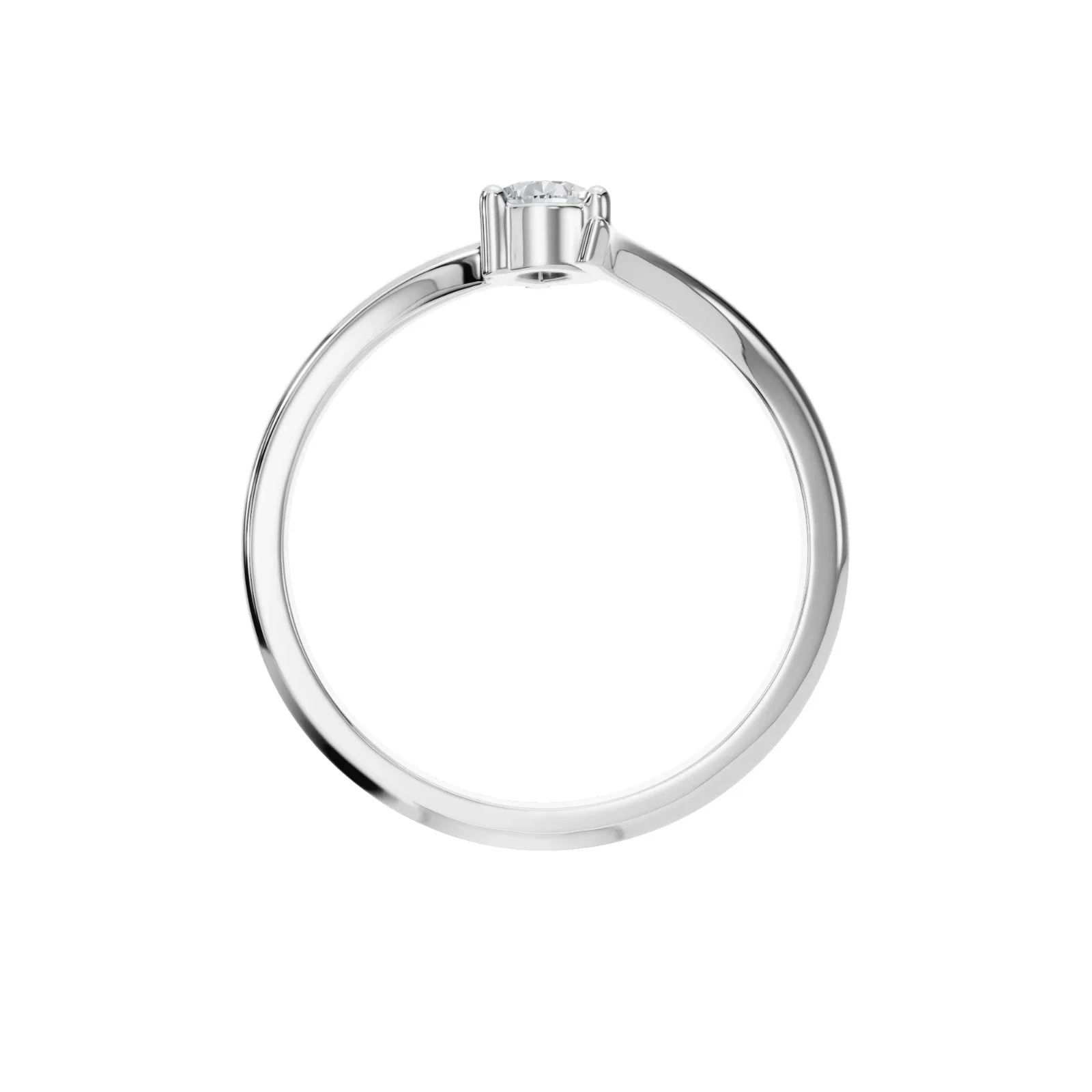 Hochwertiger 0,3 Karat birnenförmiger HPHT-Labordiamant Offener Bypass-Ring Moderner V-Split-Schaft Verlobungsring Eleganter Brautschmuck – Detail 8
