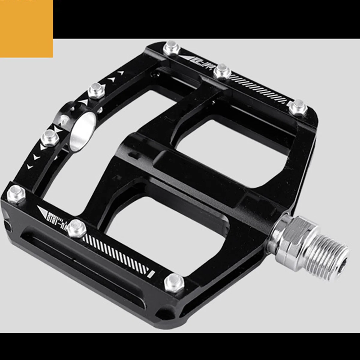 

1Pair Flat Mountain Bike Pedal Non-Slip Platform Aluminum Alloy Waterproof Sealed Bearing for Road Cross Dirt Jumper Urban