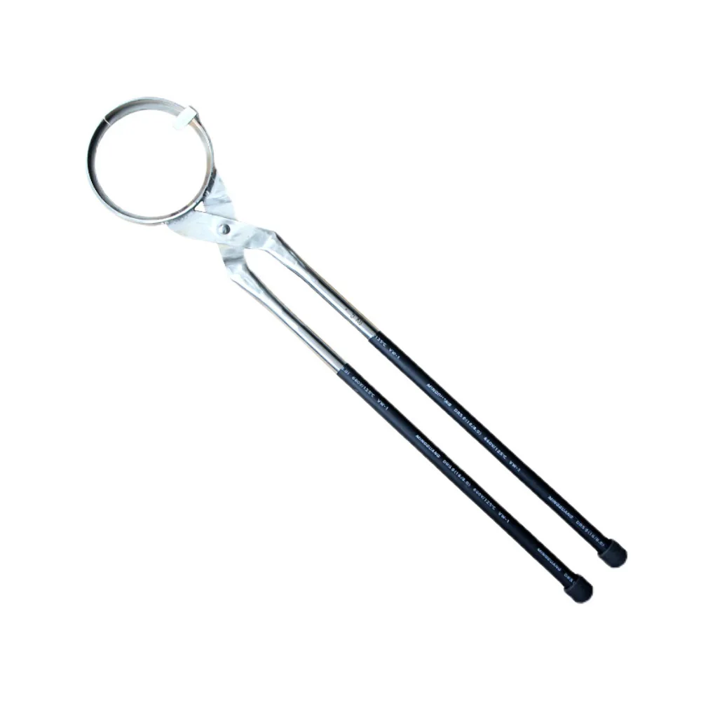 

Anti Scald Ore Smelting Crucible Tongs Clamp Pliers Antistatic Handle Metal Melting Pickup Remover Holder for 1.5-8kg Container