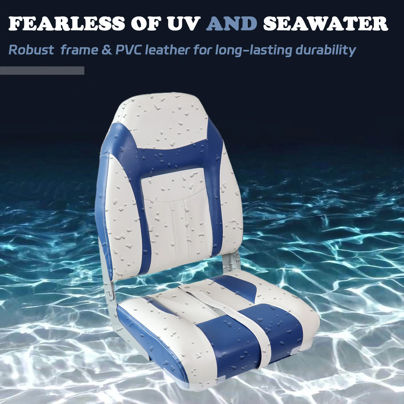 Visbootstoelen met hoge rugleu - Fishing Boat Seat recensie en prijs