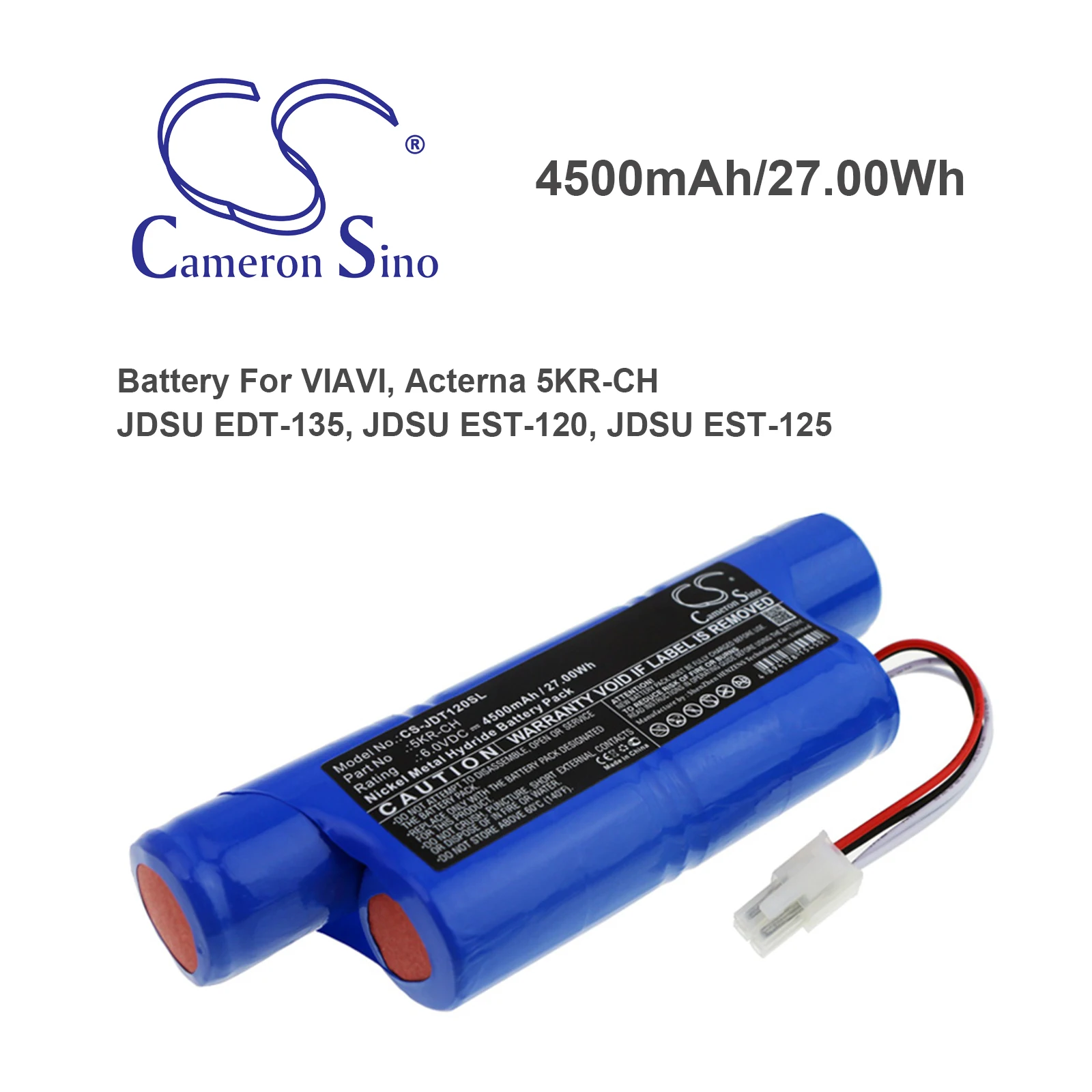 

CS 4500mAh/27.00Wh Battery for VIAVI, Acterna JDSU EDT-135, JDSU EST-120, JDSU EST-125 5KR-CH