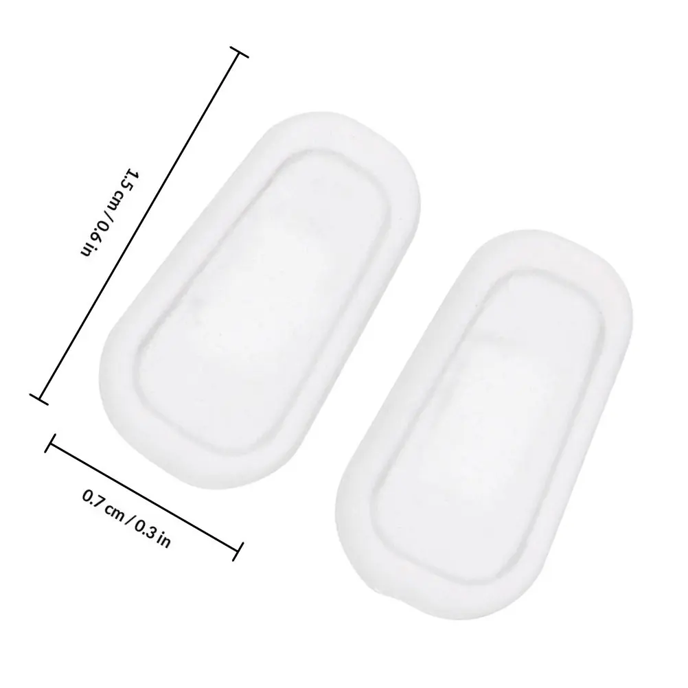 100Pairs Soft Silicone Nosepads for Glasses Comfortable Anti-Slip Replacement Nose Pieces Eyeglass Nose Cushions